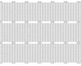 Керамогранит IP900 Фарфоровая решетка с сетчатой поверхностью Petit Carre Unglazed 24,5x49,5