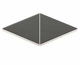 Керамогранит UAA10C Угловой элемент Universal Antislip Anthracite 12x12
