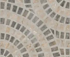 Керамогранит K949793LPR01VTE0 Marble-Beton Декор Круговой Темный 60x60