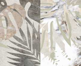 Керамогранит K949798LPR01VTE0 Marble-Beton Декор Цветочный 30x60