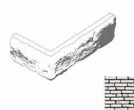 Искусственный камень Прага 180 Угол 155-260х120х50-70х30