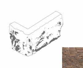 Искусственный камень Этна 168 Угол 100-250х70-150х25-50/75-100х45